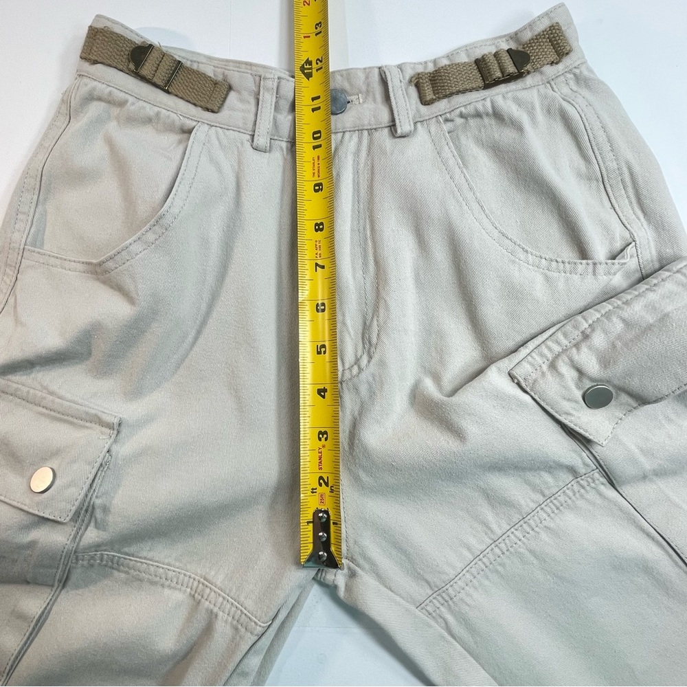 Aelfric Eden Women's Khaki Cargo Pants Adjustable Waist Size Small - Picture 10 of 11